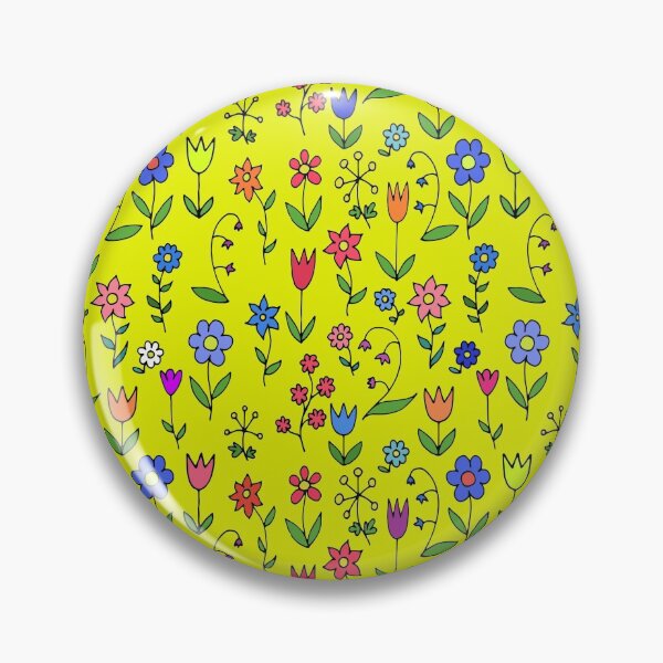 Item preview, multicolor abstract print with flowers leaves and berries designed and sold by NikaAstra.