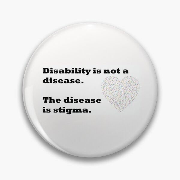 Item preview, Disability is not a disease designed and sold by PillowPuns.