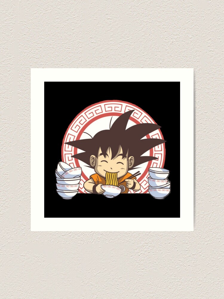 dragon ball z eating noodles
