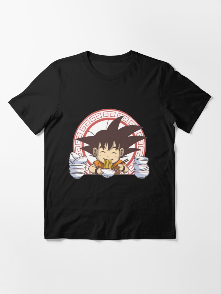 Goku eating ramen shirt Clearance