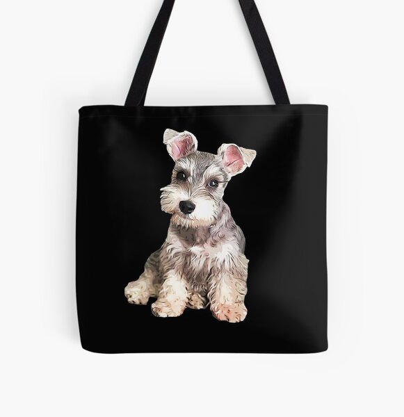 schnauzer tote bag