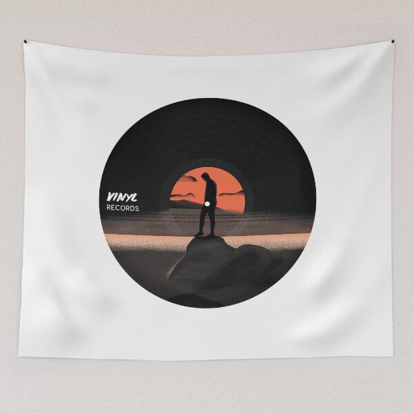 Item preview, Vinyl Record Artwork Sunset  designed and sold by jacks-tees.