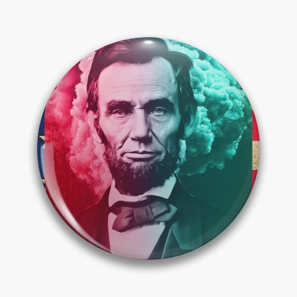 Item preview, Retrato a escala digital del presidente Abraham Lincoln designed and sold by conceptDVS.