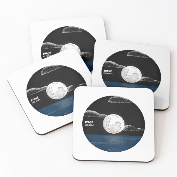 Item preview, Vinyl Record Artwork Moon Water designed and sold by jacks-tees.