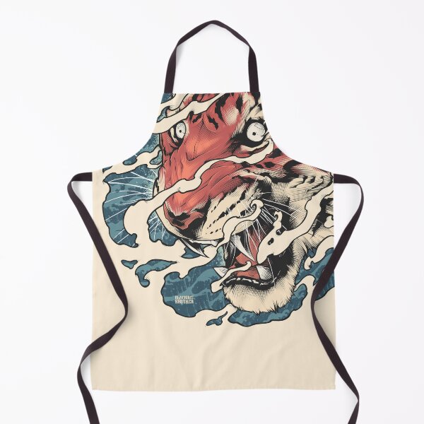 Tora - Japanese tiger tattoo art Apron