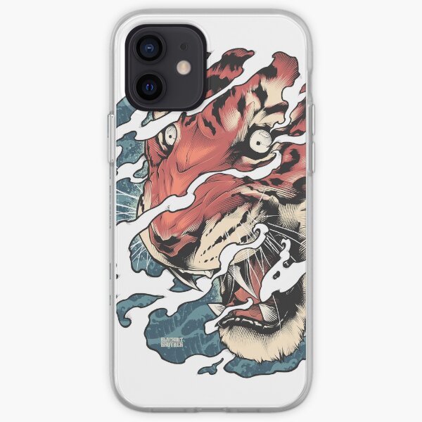 Tora - Art du tatouage de tigre japonais Coque souple iPhone