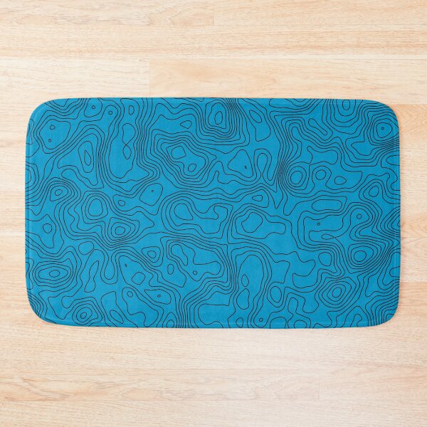 Item preview, Light Blue Topo Map designed and sold by hk2001.
