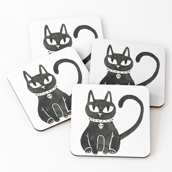 Item preview, Halloweeen Scary Black Cat designed and sold by JaSchlog.