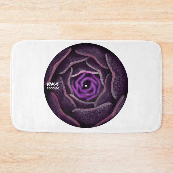 Item preview, Vinyl Record Artwork Flower Purple designed and sold by jacks-tees.