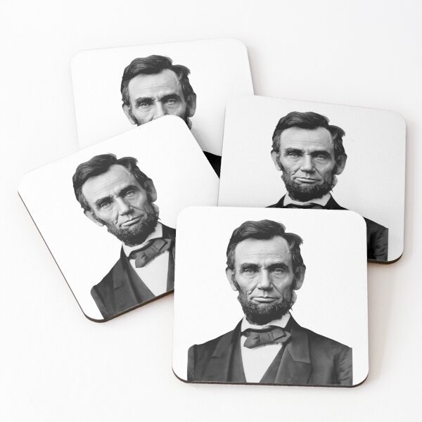 Item preview, President Abraham Lincoln Digital Black and white Portrait photo designed and sold by conceptDVS.