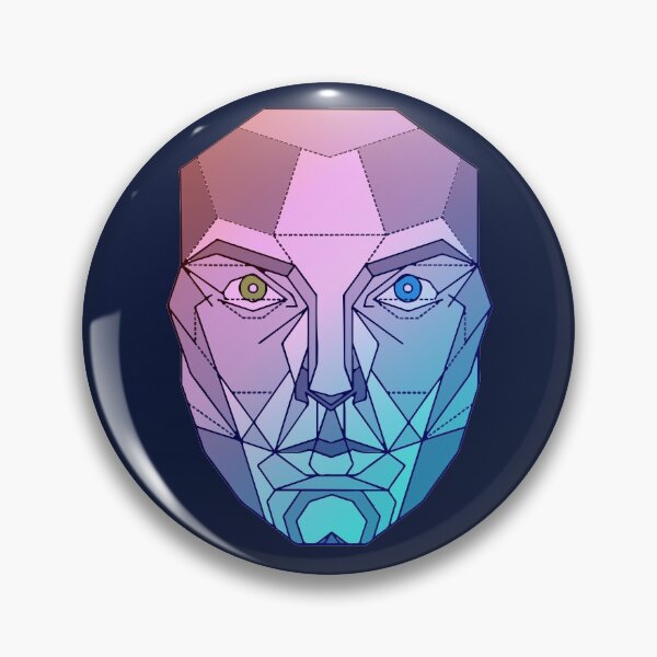 Item preview, Geometric Face Design T-shirt & Prints  designed and sold by MVD Store.