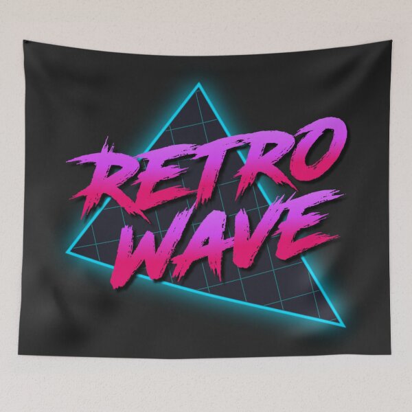 Item preview, Retro Wave #1 Futuristic 80's Art designed and sold by artandroam.
