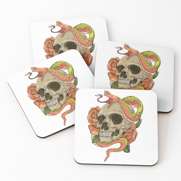 Item preview, Wild Snake With A Skull designed and sold by JTS STORE.