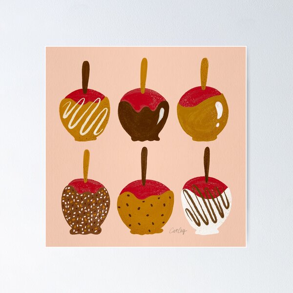 Item preview, Caramel Apples – Red designed and sold by Cat Coquillette.