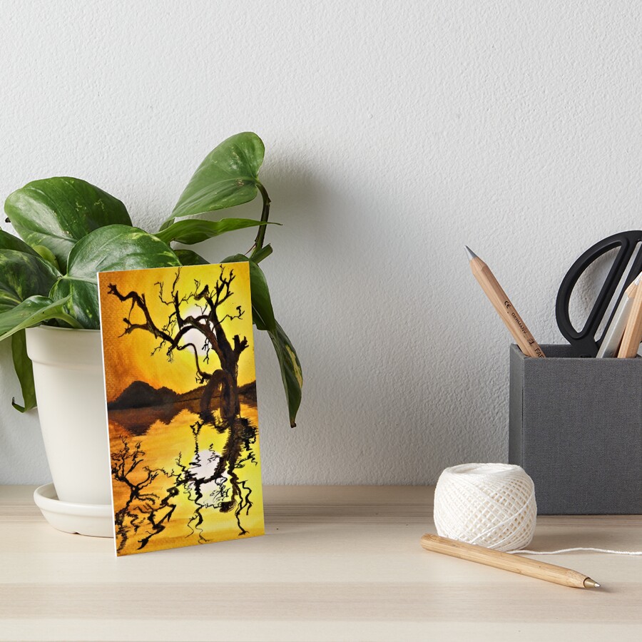 "naturescape" Art Board Print by blissfulbrushes Redbubble