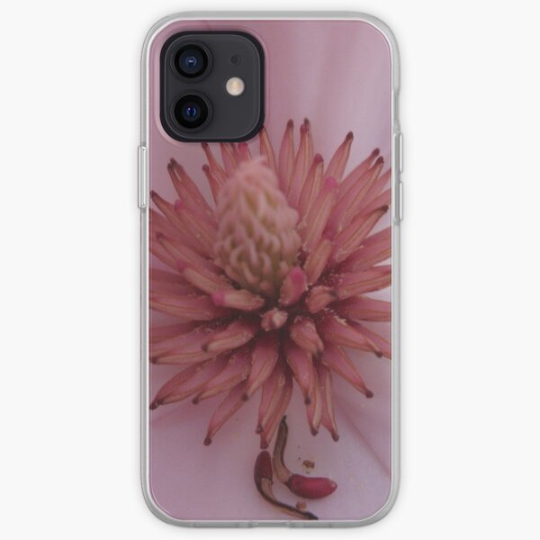 Magnolia flower heart iPhone Soft Case