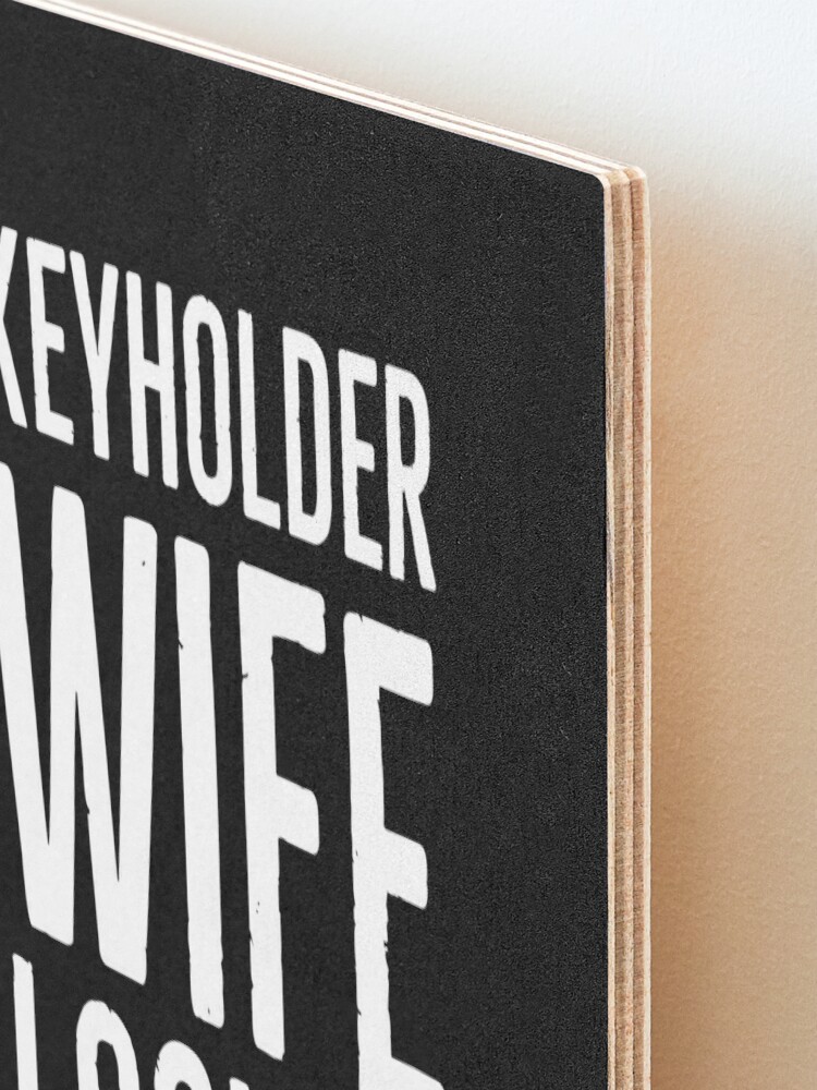 Key holder Wife Sticker for Sale by MatureShop72