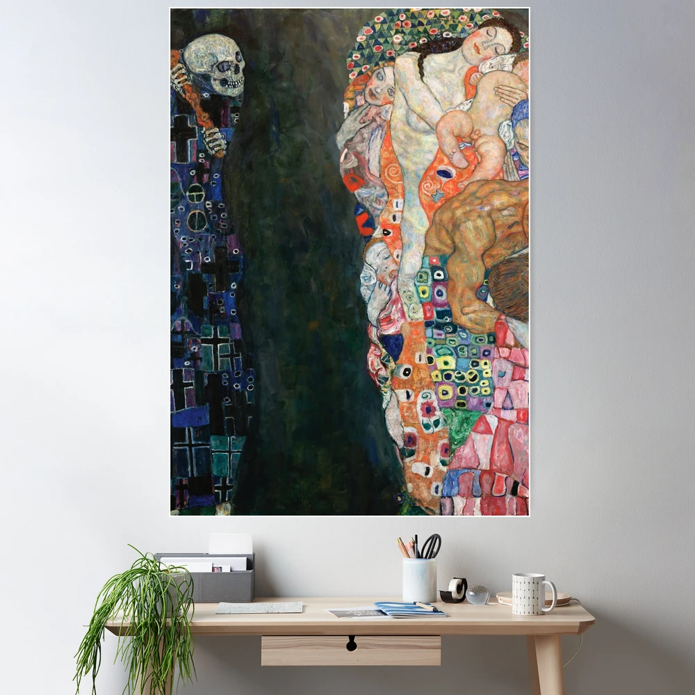 Gustav Klimt Death And Life Meaning Order Artwork Replica Death And