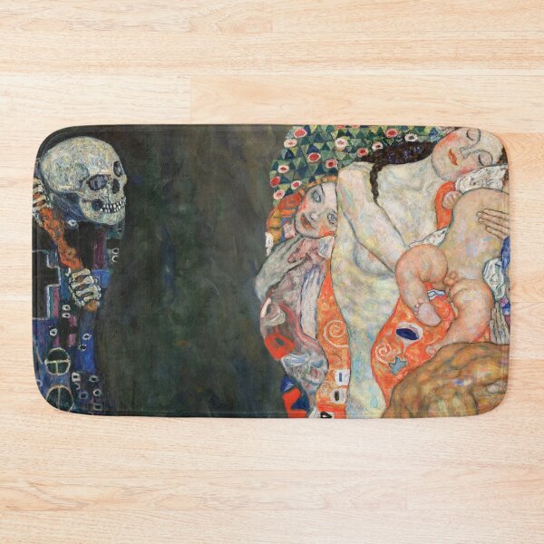 Item preview, Death and Life by Gustav Klimt - Art Nouveau Symbolism designed and sold by Bebichic.