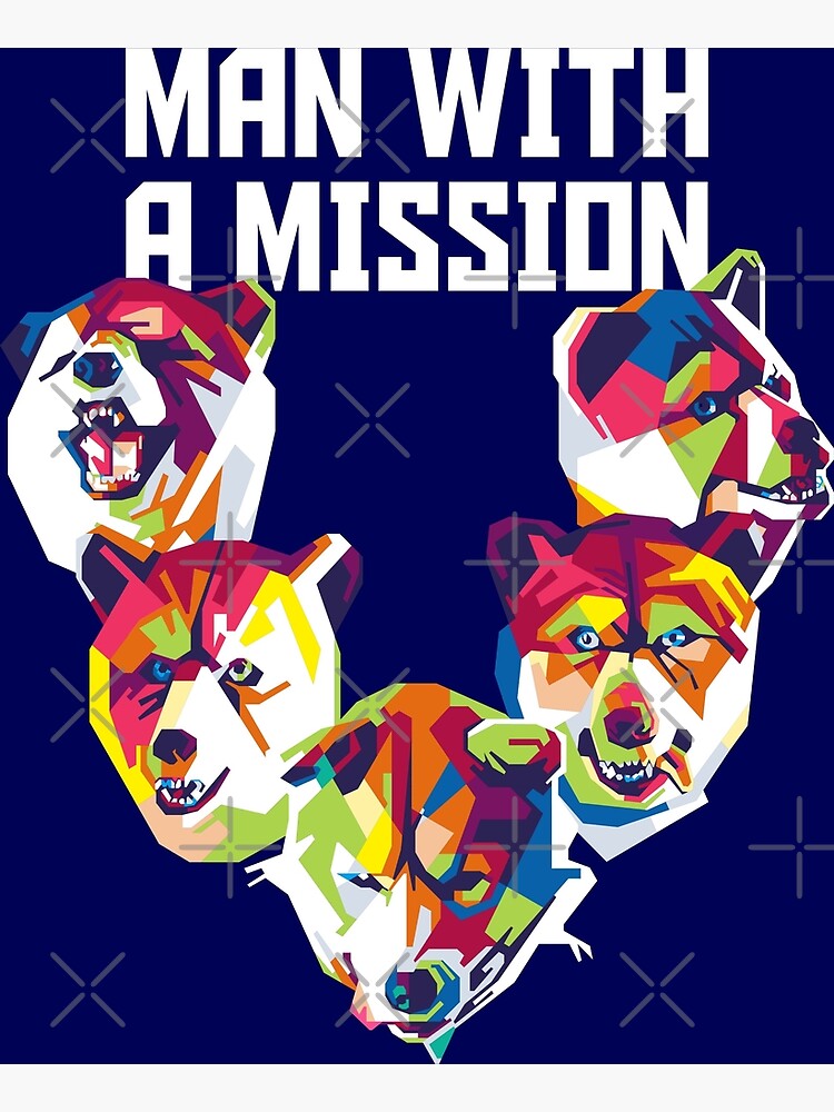 Man with a mission band wpap popart   Poster