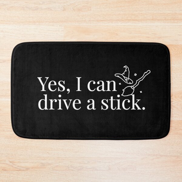 Item preview, Yes, I can drive a stick - Halloween witch designed and sold by lettersbysid.