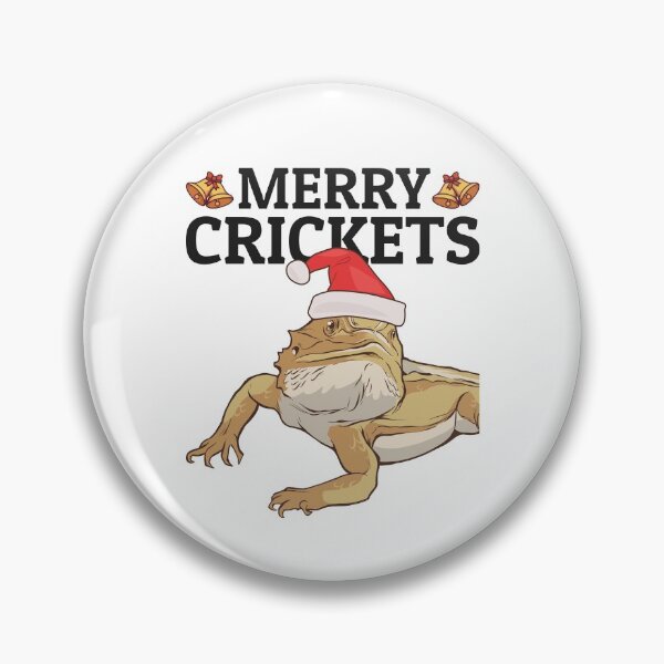 Artikelvorschau, Bartagame Merry Crickets Christmas Bearded Dragon entworfen und verkauft von Team150Designz.