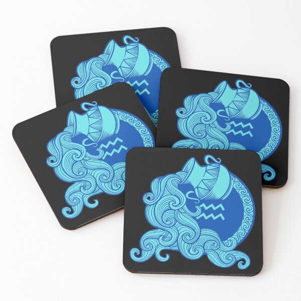 Item preview, Zodiac Star Sign: Aquarius Blue Brilliance designed and sold by LilWildflowers.