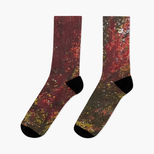 Item preview, Autumn leaves. A change is in the air. Reds, green. Chamonix, France. designed and sold by JellyBeenzz.