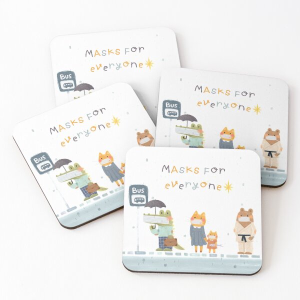 Item preview, masks for everyone! designed and sold by lisasaputra.