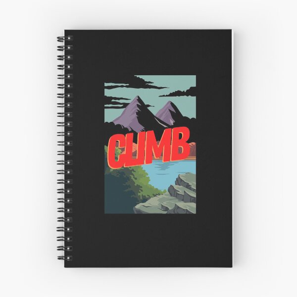 Artikelvorschau, 'CLIMB' Kunstdesign entworfen und verkauft von Crimp Merch.