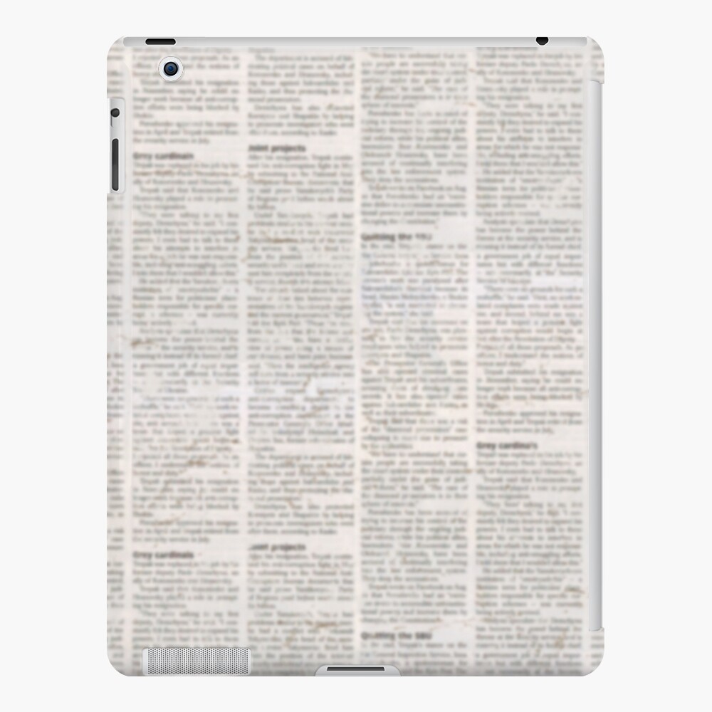 Old grunge unreadable vintage newspaper paper texture seamless