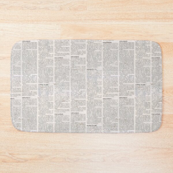 Item preview, Old grunge unreadable vintage newspaper paper texture seamless pattern designed and sold by olgersart.