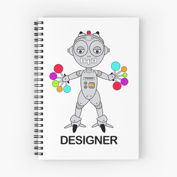 Item preview, Robot designer, choice of color design illustration designed and sold by Stéphane  Thirion.
