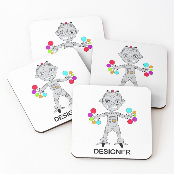 Item preview, Robot designer, choice of color design illustration designed and sold by Stéphane  Thirion.