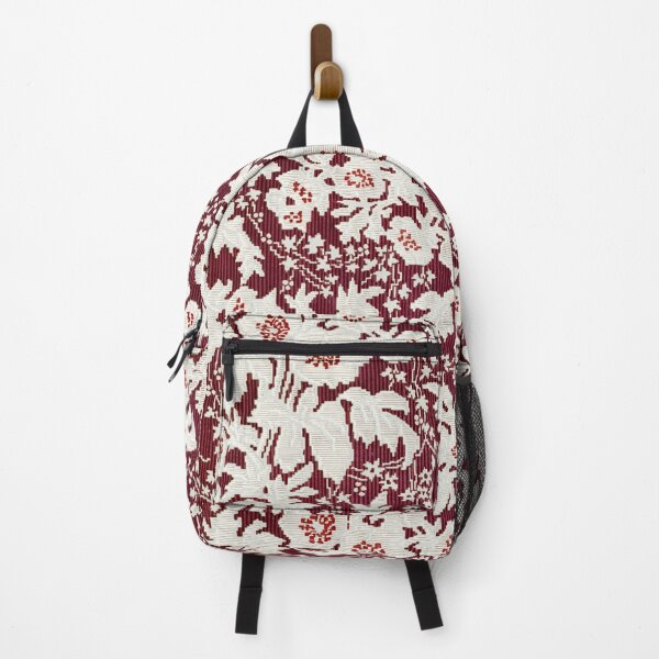 Item preview, Burgundy silk by Digby Wyatt | Vintage English Fabric designed and sold by Bebichic.