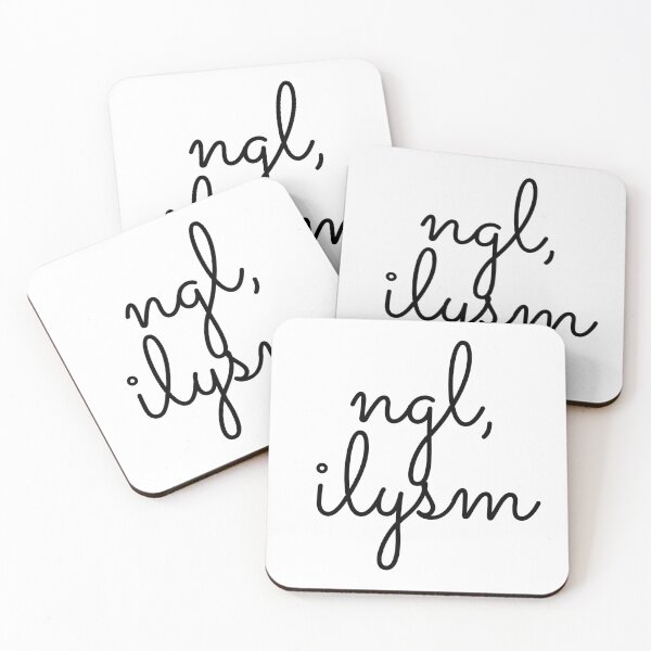 Item preview, Ngl ilysm, not gonna lie, i love you so much designed and sold by ItsMemeMachine.