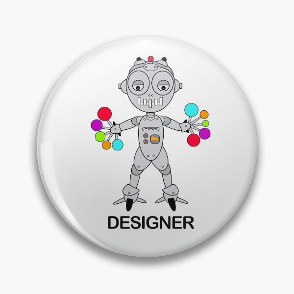 Item preview, Robot designer, choice of color design illustration designed and sold by Stéphane  Thirion.