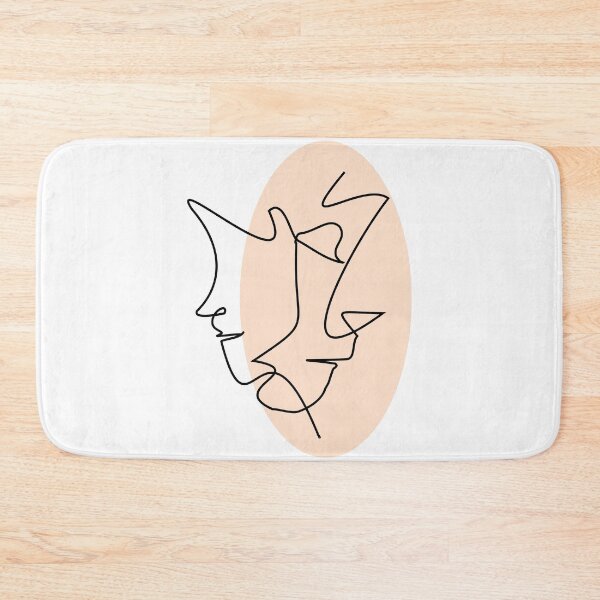 Item preview, Two tone - two faces minimalistic face art designed and sold by Deegital18.