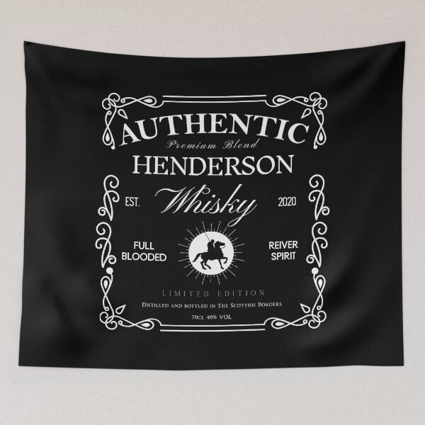 Item preview, HENDERSON Whisky Label | Border Reivers designed and sold by yourscotborders.