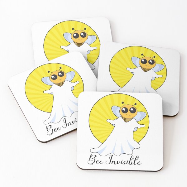 Item preview, Bee Invisible boo bee Halloween design designed and sold by anins-azuree.