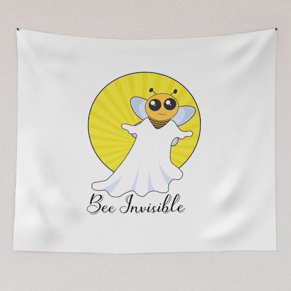 Item preview, Bee Invisible boo bee Halloween design designed and sold by anins-azuree.