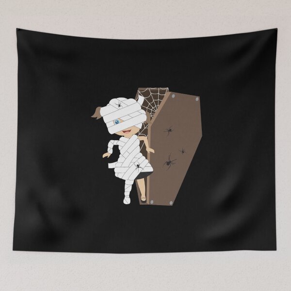 Item preview, Cute Girl Mummy Coffin Halloween Design designed and sold by idovedesign.