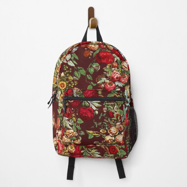 Item preview, Chintz pattern by Digby Wyatt | Red Opulent Vintage English Floral Pattern Painted designed and sold by Bebichic.