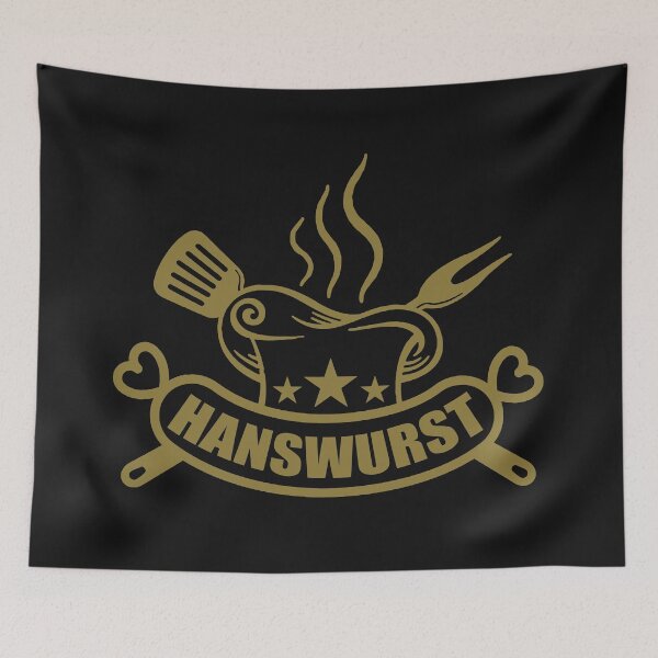 Item preview, Hanswurst; BBQ; German; designed and sold by StickerApe.