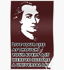 Immanuel Kant Poster