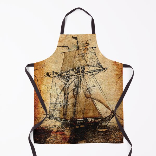 Item preview, Old Sailing Ship designed and sold by CatCoconut-Art.
