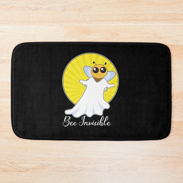 Item preview, Black Bee Invisible boo bee Halloween design designed and sold by anins-azuree.