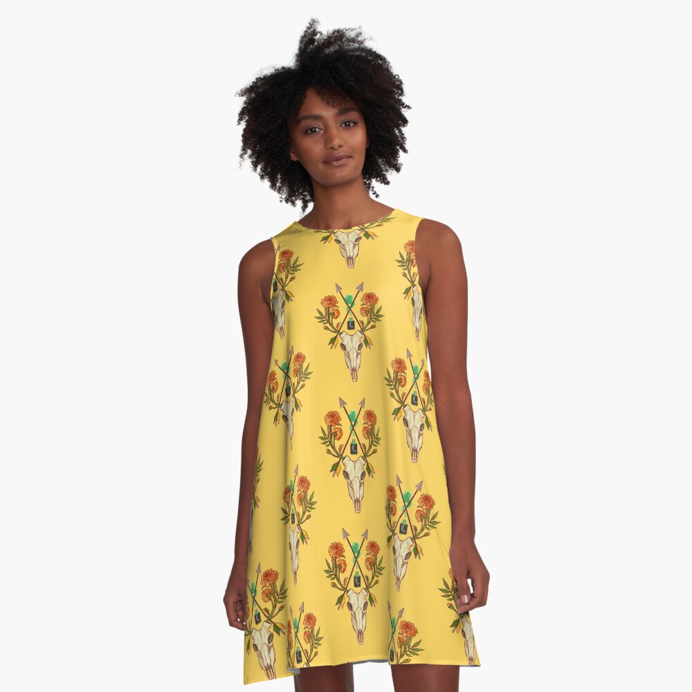 Item preview, A-Line Dress designed and sold by jaffajam.