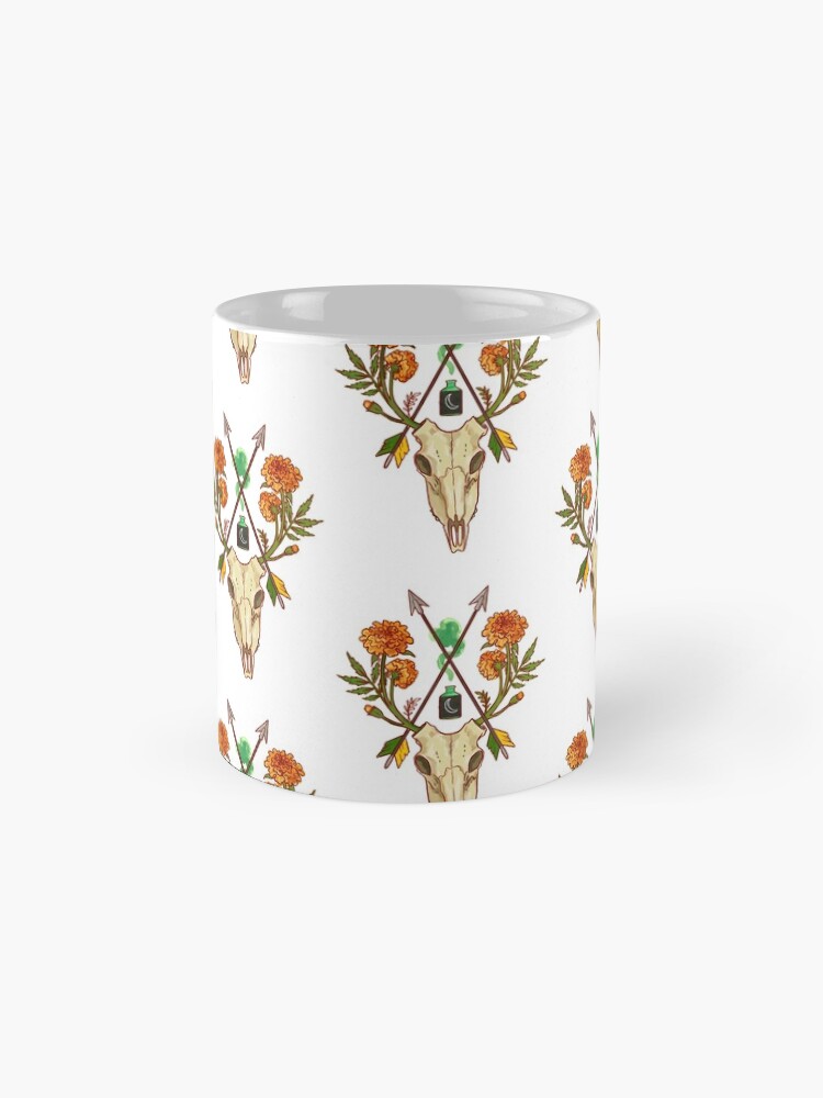 Thumbnail 4 of 6, Coffee Mug, Deadly Pattern II designed and sold by jaffajam.