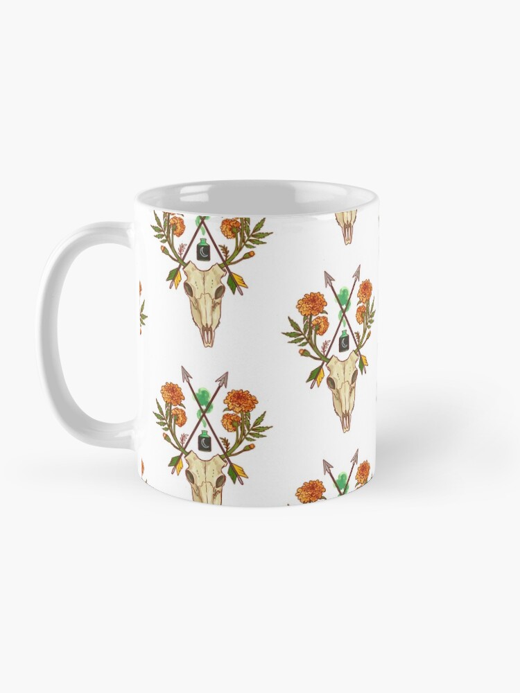 Thumbnail 3 of 6, Coffee Mug, Deadly Pattern II designed and sold by jaffajam.